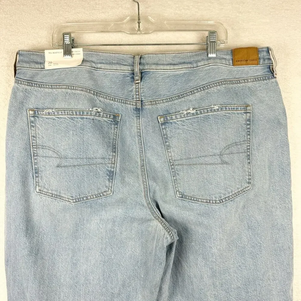 American Eagle Outfitters Light Blue Boot Cut Jeans - Picture 11 of 12